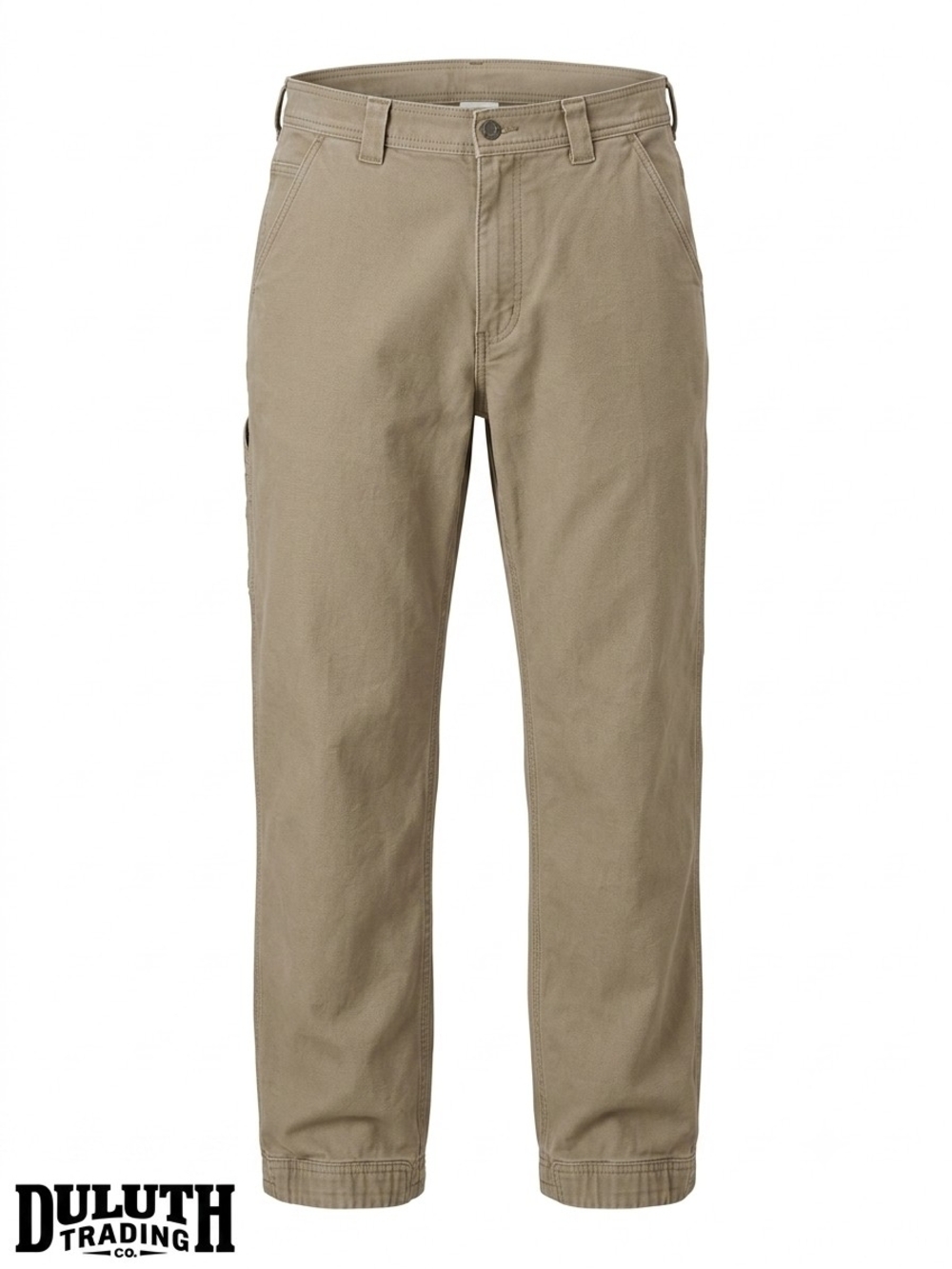 Duluth Trading Co DuluthFlex Fire Hose Canvas Pants Mens 36x31 Relaxed Fit Khaki